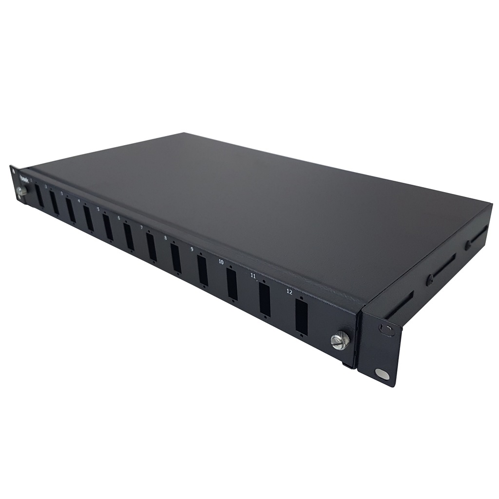 FBR-RACK-12-PORT-SC FIBER RACK TIPI 12 PORT SC DX F/O PATCH PANEL 