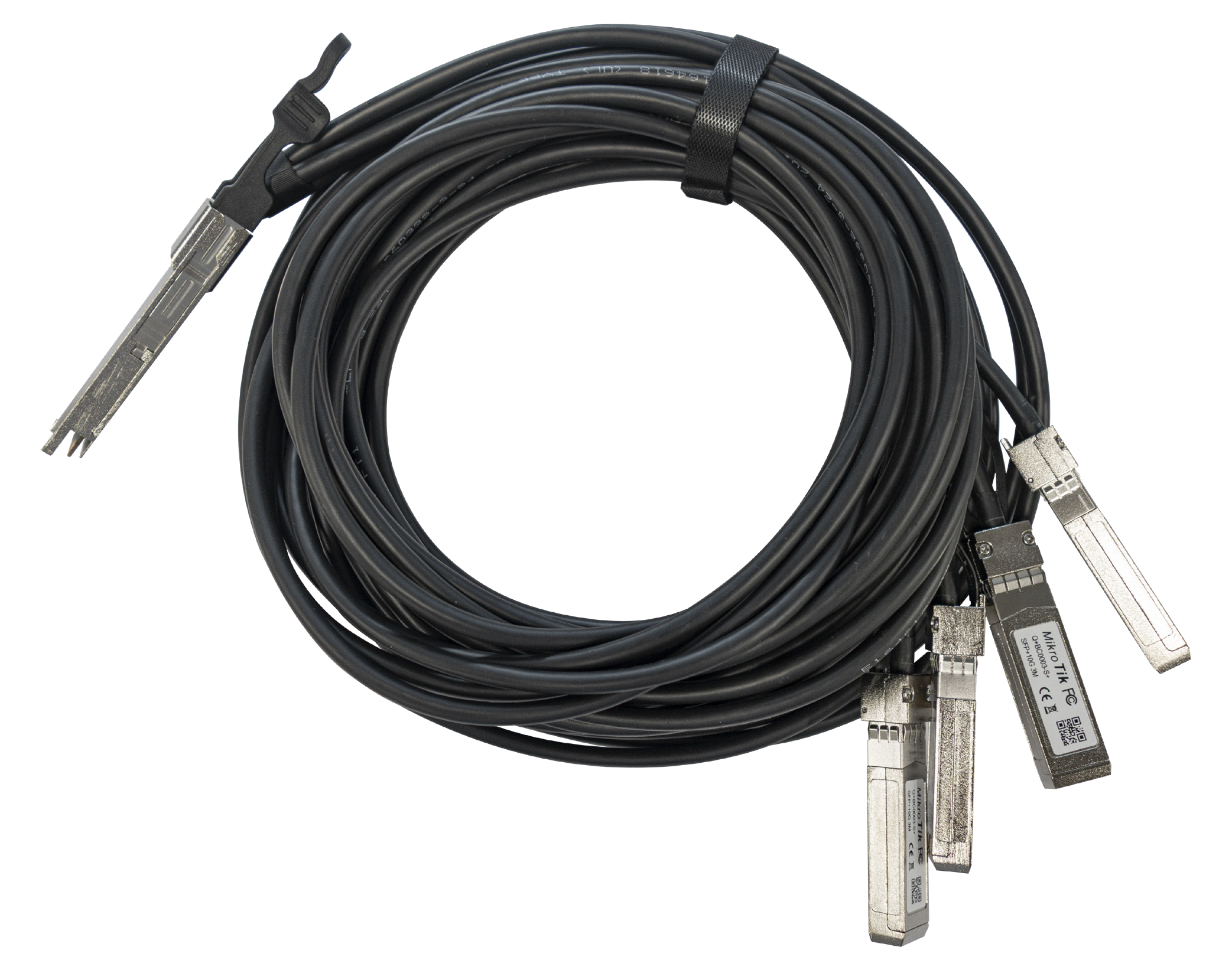 Q-BC0003-SPlus Mikrotik Q+BC0003-S+ , QSFP+, 40 Gbit, 4 xSFP+ 10Gbit 3Metre ( Direct Attach Cable )