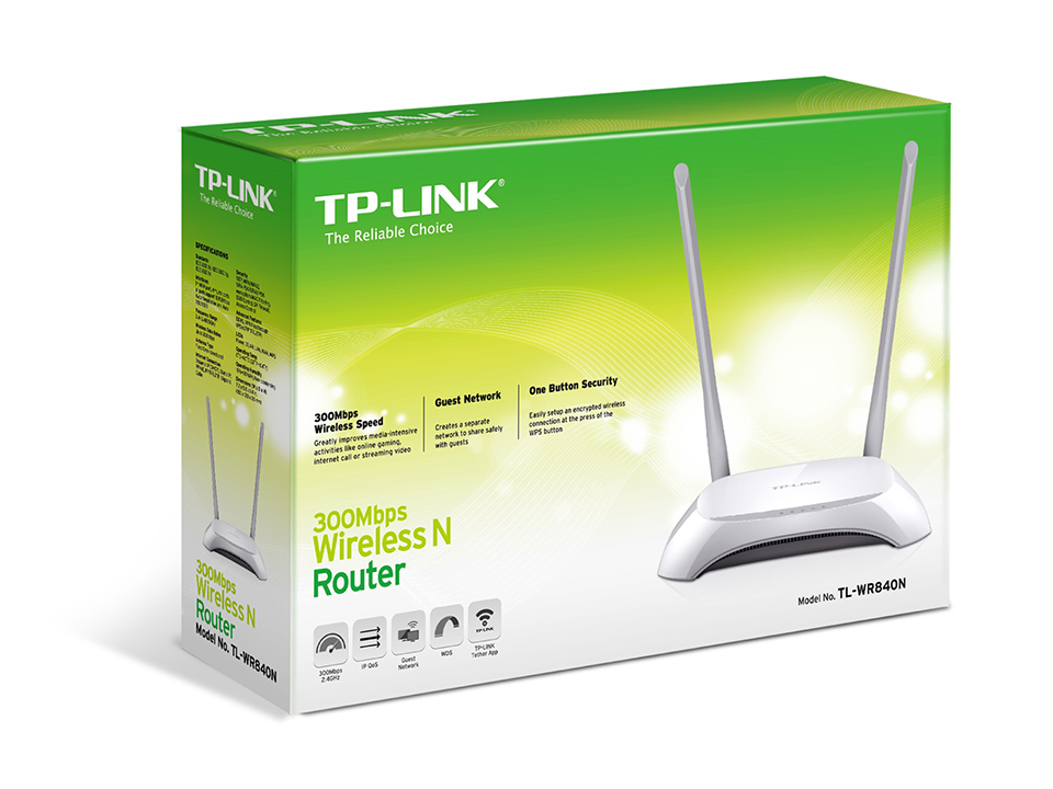 TL-WR840N TP-LINK, TL-WR840N, KABLOSUZ ROUTER