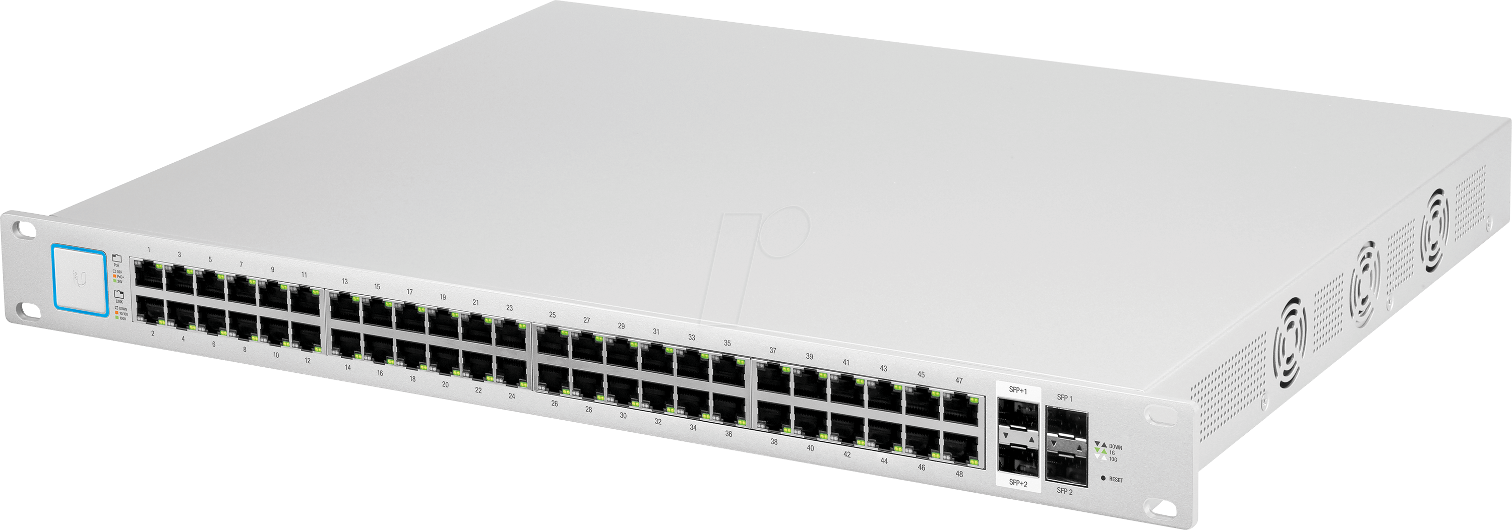 US-48-750W Unifi Switch POE+ Gigabit Swich 48 Port 750Watt 2xSFP+ 2xSFP Yönetilebilir