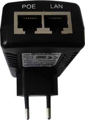 WN-POE-24V-24W POE Gigabit Adaptör+Injector, 24V 1A (24W) Yıldırım Korumalı