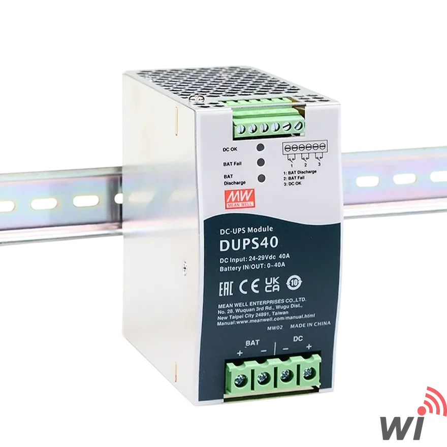 Mean Well MW-DC-UPS40 24V DC UPS Modülü
