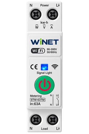 WINET STM-63TM WiFi Akıllı Enerji Ölçüm Rölesi | Tuya Smart | 63A